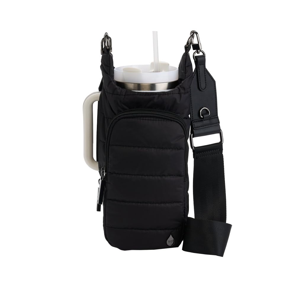 WanderFull® Original HydroBag® HANDLE™ Zipper Slot for Handle, Hands-Free Crossbody Water Bottle Holder & Tumbler Accessories