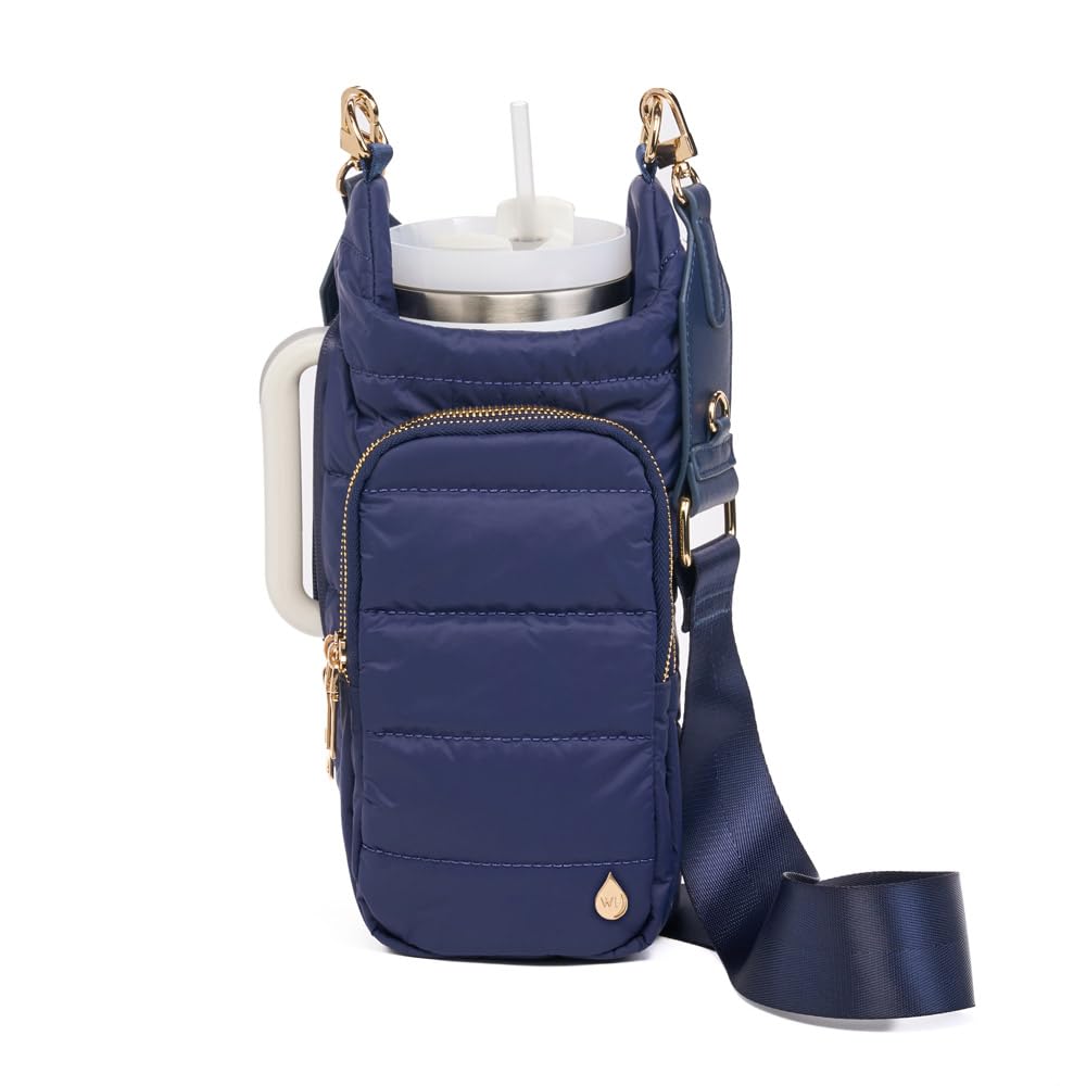 WanderFull® Original HydroBag® HANDLE™ Zipper Slot for Handle, Hands-Free Crossbody Water Bottle Holder & Tumbler Accessories