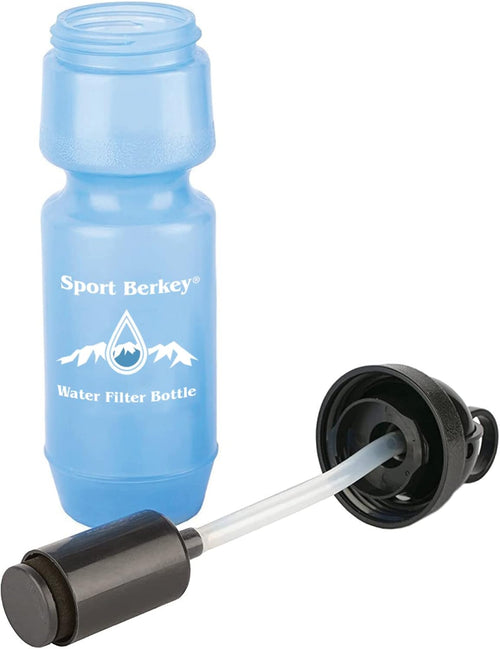 Berkey 3-Pack of Sport Water Filter Bottles Ideal for Off-Grid, Emergencies, Hiking, Camping, Traveling and Everyday Use at Home, Work or School
